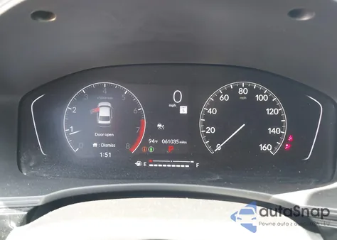 2022 Honda Civic Ex z USA, uszkodzony, nr VIN 2HGFE1F77NH305778